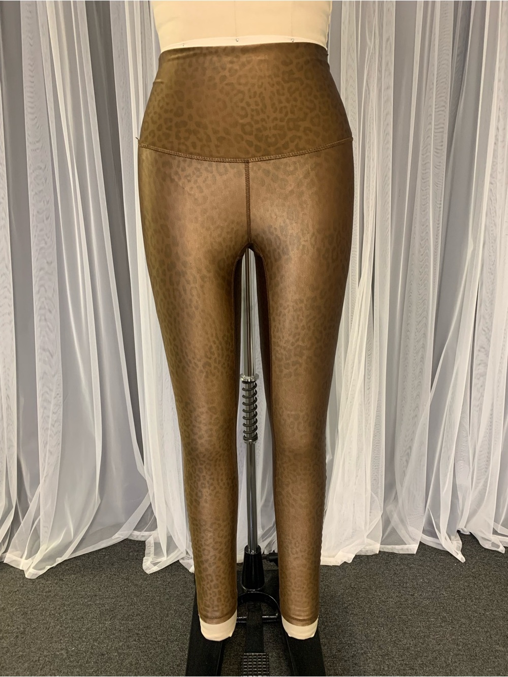 DYI Brown Leopard Print High-Waist Leggings
